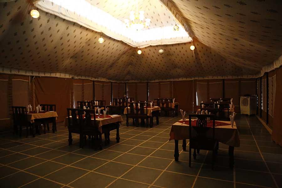 Ram Bagh Retreat Luxury Tent Udaipur Restaurant